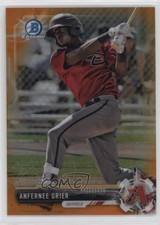 2017 Bowman Draft Chrome Orange Refractor 19/25 Anfernee Grier #BDC-99 s3g