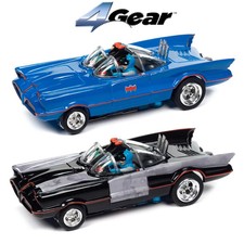 Auto World SC395 R1 - HO Electric Slot Cars 1968 Batmobile Lot of 2 Black  Blue