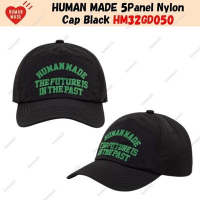 HUMAN MADE 5Panel Nylon Cap Black HM32GD050