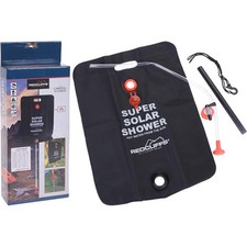 Solar Shower Bag Camping Hot Water Outdoor Picnic Hiking Travel Shower Head