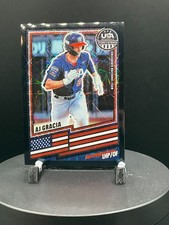 2026 Panini Stars & Stripes USA Black Velocity Prizm #147 AJ Gracia 23/39