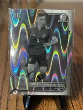 Benat Turrientes 2022 Bowman Chrome Road to UEFA Under21 Black White Refractor