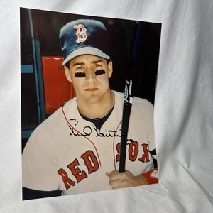 MLB  PHIL PLANTIER  BOSTON RED SOX AUTOGRAPHED 8 X 10  PHOTOGRAPH SIGNED