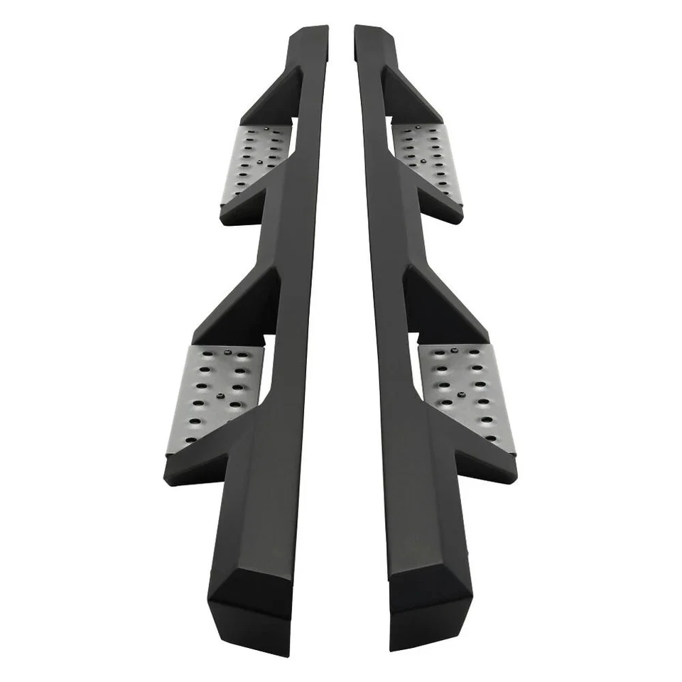 For Nissan Frontier 22-25 Drop Steps 4" HDX Cab Length Black Drop Steps w Foto 3 de 4