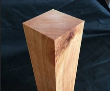 Large Cherry Spindle Hollow Form Pepper Mill Wood Blank Carving - 4" x 4" x 8"