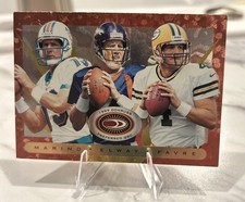 🏈 HOF 1999 Donruss Preferred QBC #45 Dan Marino / Brett Favre / John Elway