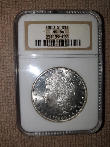 1880 s morgan silver dollar