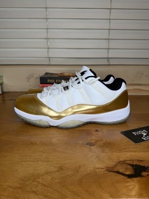 Air Jordan 11 Retro Low Closing Ceremony Size 11 528895-103 Gold White