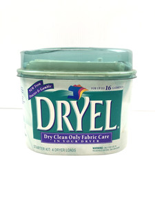 Dryel At Home Dry Cleaner Starter Kit Discontinued Rare READ PARTIAL KIT