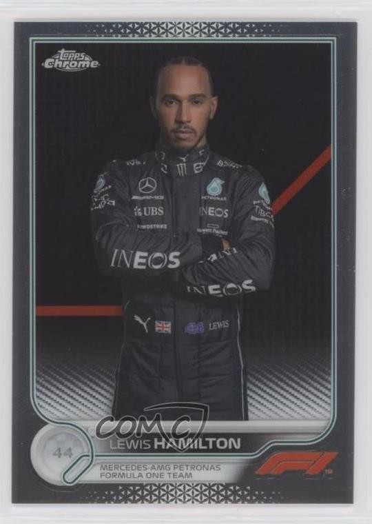 2022 Topps Chrome Formula 1 F1 Racers Lewis Hamilton #5 16n5