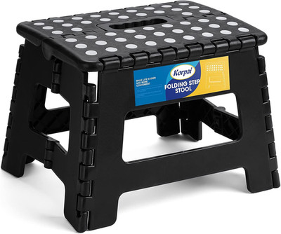 9'' Folding Step Stool for Adults,Kids,Non-Slip Folding Stools with Portable Hand