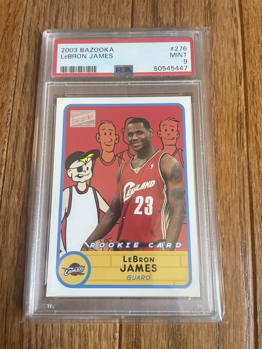 Bazooka LeBron James Basketball Sports Trading Card Singles for