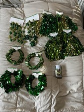 Lot Of St Patricks Day Garlands And Lights Assorted Styles. Brand New