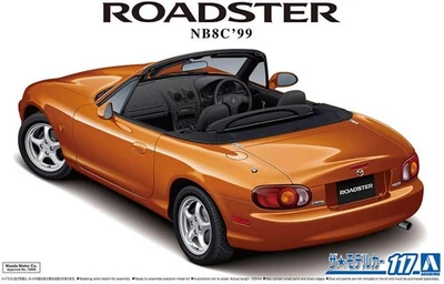 1999 Mazda Roadster RS NB8C 1:24 Model Kit Bausatz Aoshima 057926