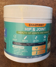 Snazfirst Hip Joint Bone Strength Exp 10/27 Supplement for Dogs 150 Count New