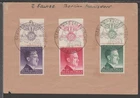 ✔️ GERMANY 3. Reich WWII RARE FDC COVER LOT BIRTHDAY of Führer A.H. KRAKAU