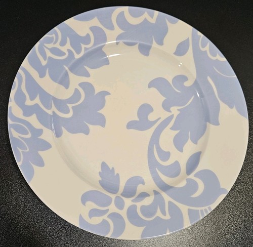 Martha Stewart Lisbon Dinner Plates Set Of 4 Blue Scroll 11-inch - Picture 1 of 5