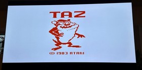 TESTED ATARI 2600 TAZ 1983 CIB Box Manual Warranty 7800 CX2699 Tasmanian Devil