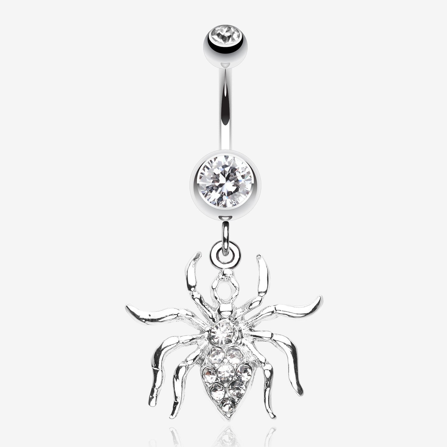 Anillo ombligo multigema araña veneno