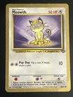 Rare Gold Border WOTC Pokemon Fossil Meowth Non Holo Uncommon Pokémon Card 56/64