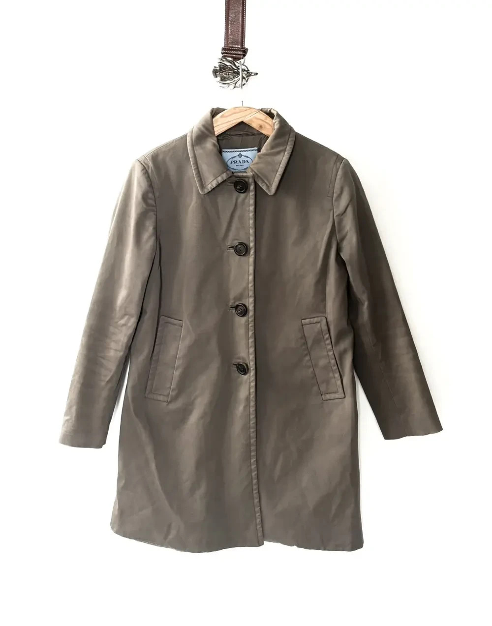 Prada Denim Trench Coat