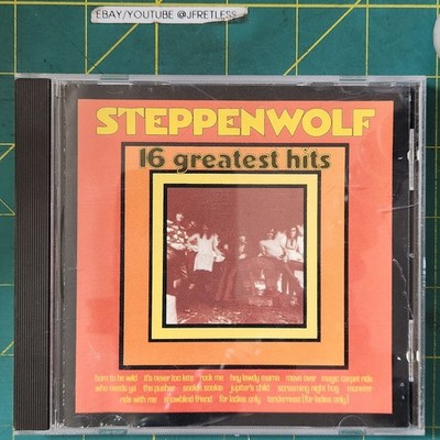 Used Music Audio CD Steppenwolf 16 Greatest Hits Album 1985 MCA Records BMG