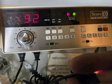 Vintage 1979 LED Sears Digital Electronic Exercise Pulse Monitor 82916. Working.