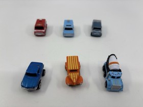 Micro Machine Lot of 6 Cars Micro Machines Galoob Vintage 1980's