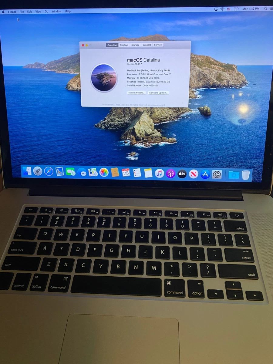 2013 Apple MacBook Pro 15.4 Inch Laptops for sale | eBay