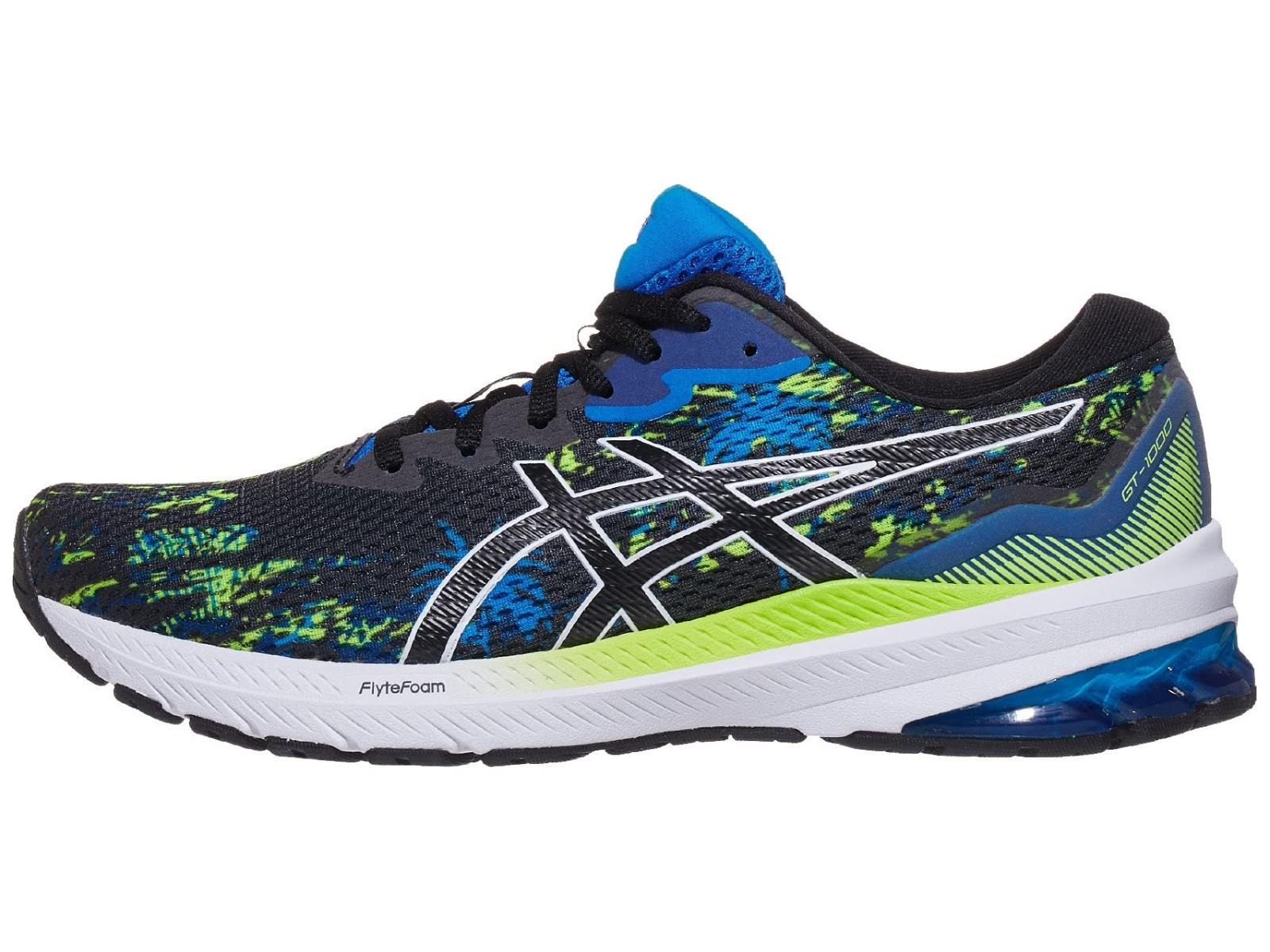 Asics GT-1000 11  Mens Running Shoes, Black/Electric Blue Size 11.5 M image 3