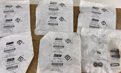 6pcs MORSE 127753 CHAIN LINK, 40 C LINK, S/F S/C, 25 PB (3D1)