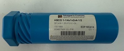 NOS Niagara HSCO 1-1/4  dia 1  Shank 4 Flute 4-1/2  OAL End Mill Cutter Cobalt
