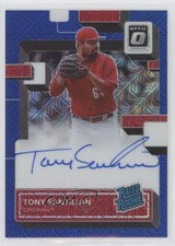 2022 Panini Donruss Optic Blue Mojo Prizm 34/49 Antonio Santillan Tony Auto nd3