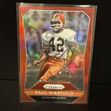 2015 Panini Prizm Red Parallel Paul Warfield - Cleveland Browns 42