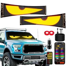 Devil Eyes Light for Cars 2PCS - 23.4''x4.7'' High-Brightness LED Windshield