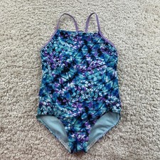 Speedo One Piece Youth Girls Size Large Swimsuit