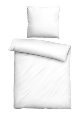 biberna Bettwäsche 100% Lyocell Tencel 470500-001 weiß 135x200 it feels so right