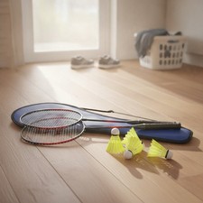 Family-Friendly Badminton Racket Set with 6 Rackets Carry Bag - Enjoy Outdoors