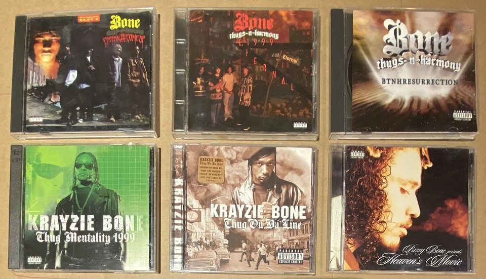 1990’s Lot of 16 Rap Hip-Hop CDs Bone Thugs 2Pac NWA Eazy-E DMX + More - Image 4 of 4