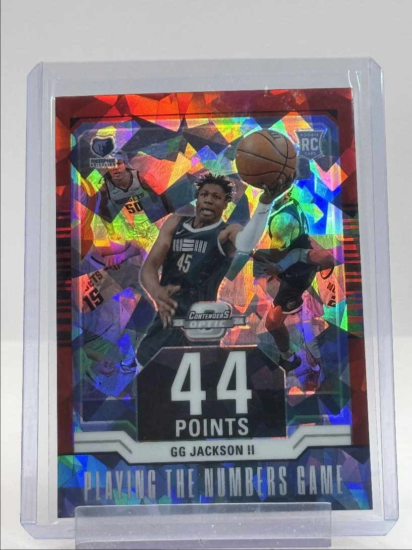GG JACKSON II 2023-24 CONTENDERS OPTIC RED NUMBERS GAME ROOKIE RC /175 Q3976