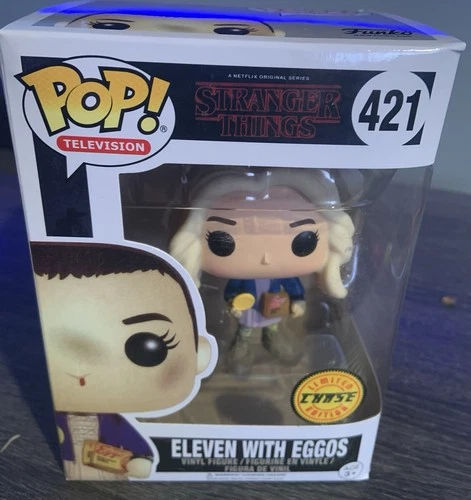 Funko Pop! Vinyl: Stranger Things - Eleven with Eggos (Chase) #421