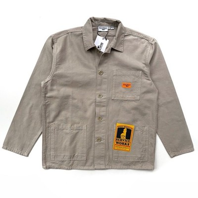 Service Works Classic Chore Shirt - Stone Khaki - New With Tags