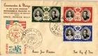 Dr Jim Stamps Monaco 1956 Royal Marriage 3V Set First Day Cover