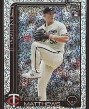 2025 Topps #283 Zebby Matthews Sandglitter