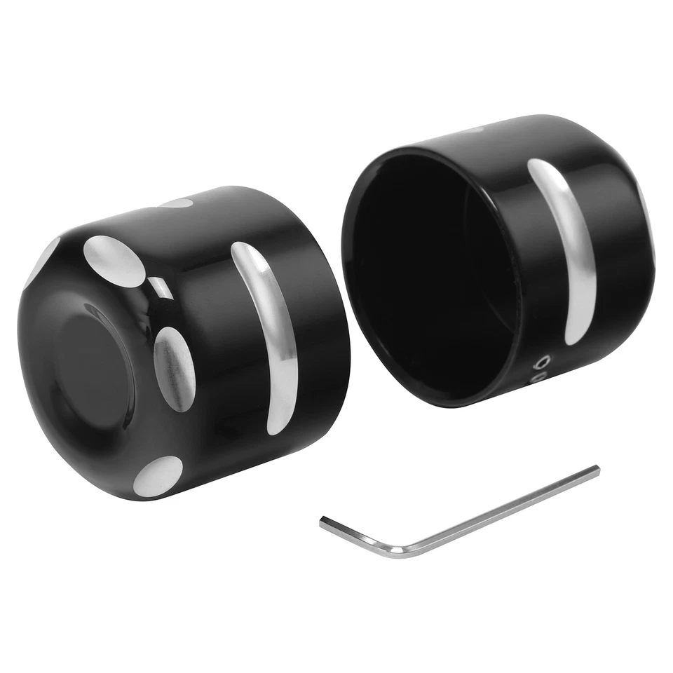 Tapa de cubierta de tuerca de eje trasero de aluminio apta para Harley Sportster XL883 2009-2013 2012 Foto 2 de 4