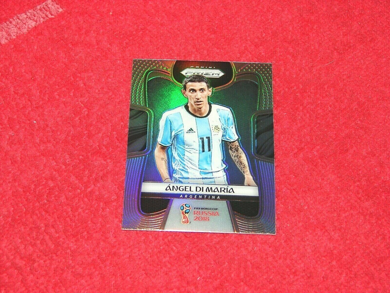 ANGEL DI MARIA ARGENTINA 2018 PANINI PRIZM WORLD CUP SILVER PRIZMS #2 (H-1485)