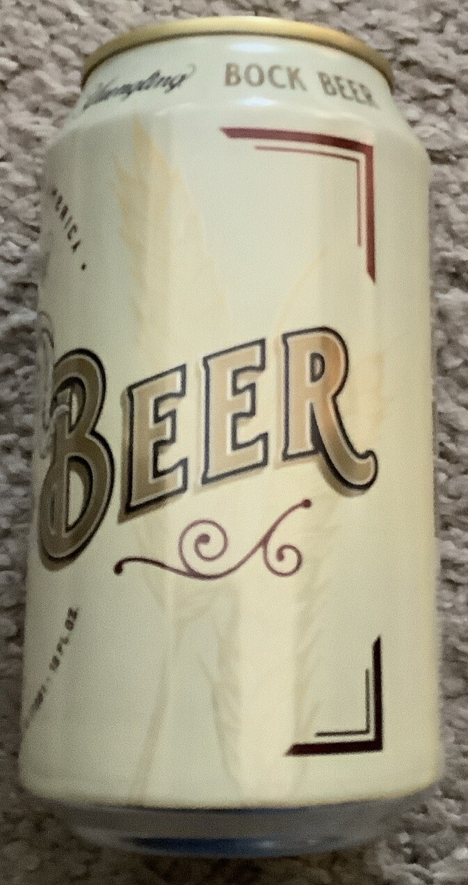 YUENGLING BOCK BEER CAN GERMAN STYLE BOCK  DG YUENGLING POTTSVILLE PA