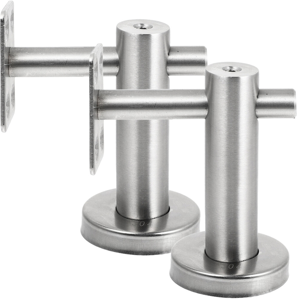 2-Piece Rail Staircase Handrail Bracket Kit for Secure Railing Support in Offices and Homes, Heavy-Duty Design for Enhanced Safety and Stability