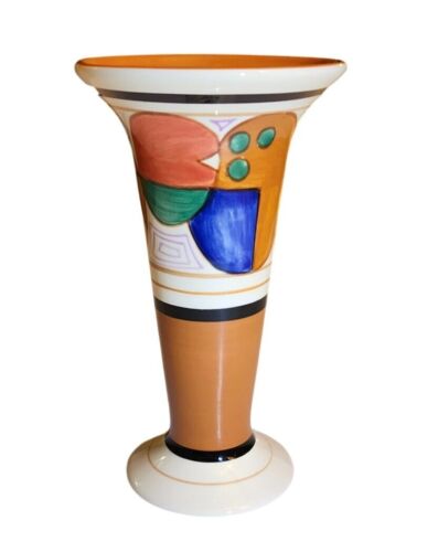 Clarice Cliff "Melon" Art Deco Style Metropolitan Museum of Art 1993 Vase