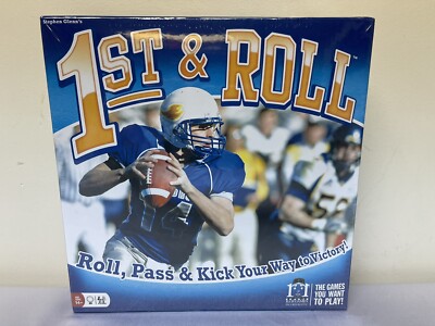 1ST & Roll pass and kick way to victory game board NEW FACTORY SEALED